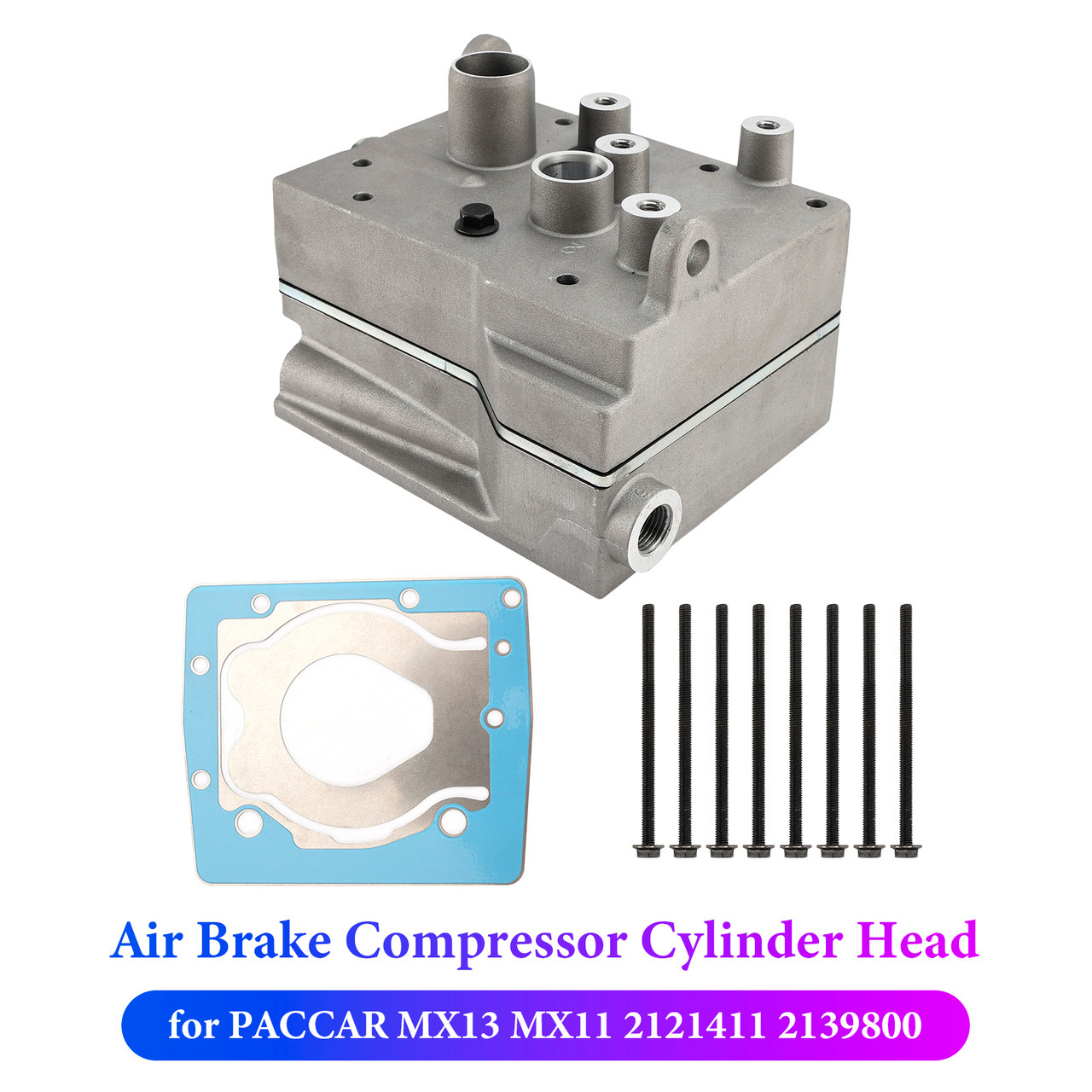 PACCAR MX13 MX11 Air Brake Compressor Cylinder Head 2121411 2139800 Generic