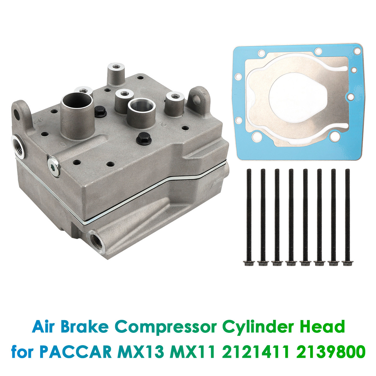 PACCAR MX13 MX11 Air Brake Compressor Cylinder Head 2121411 2139800 Generic