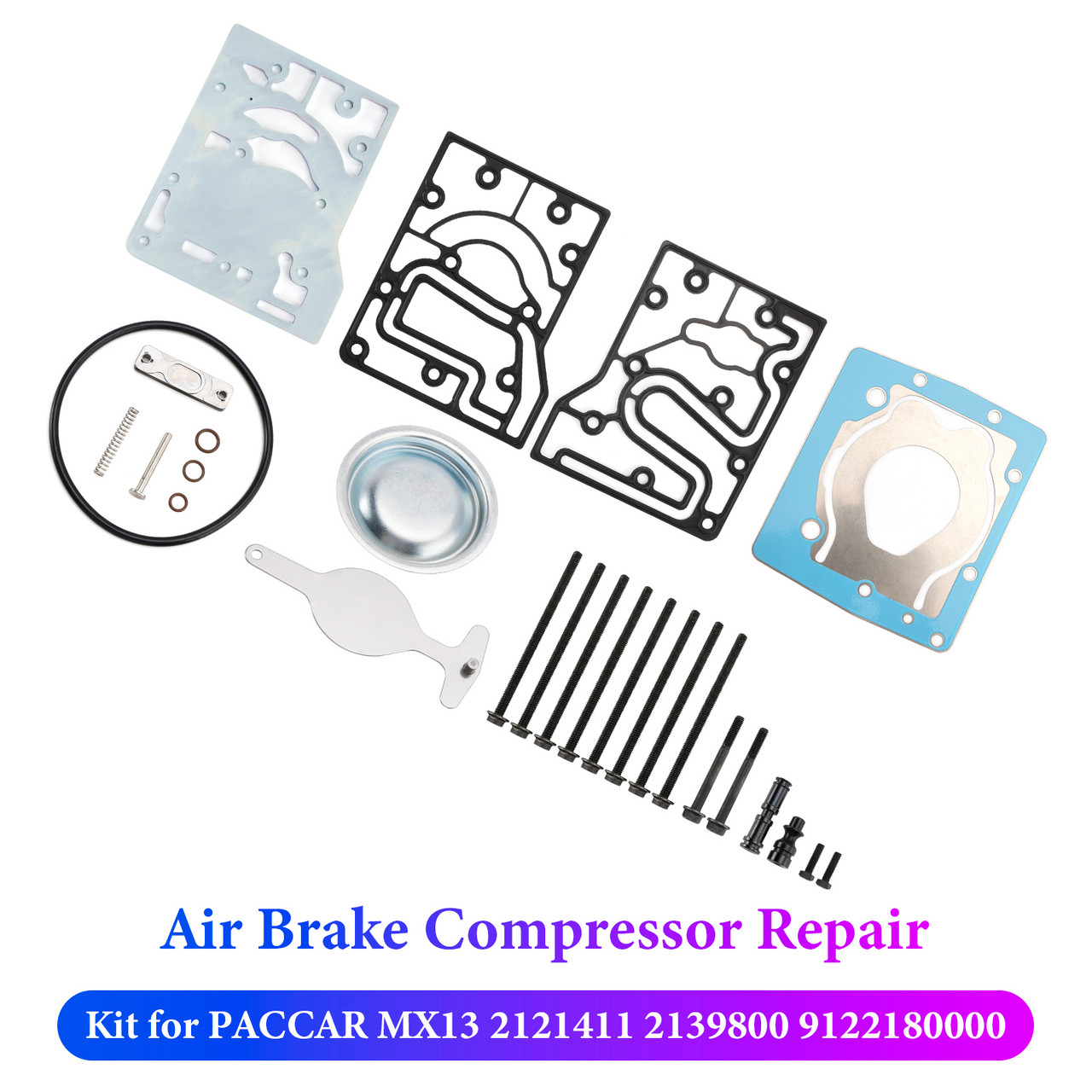 Air Brake Compressor Repair Kit for PACCAR MX13 2121411 2139800 9122180000