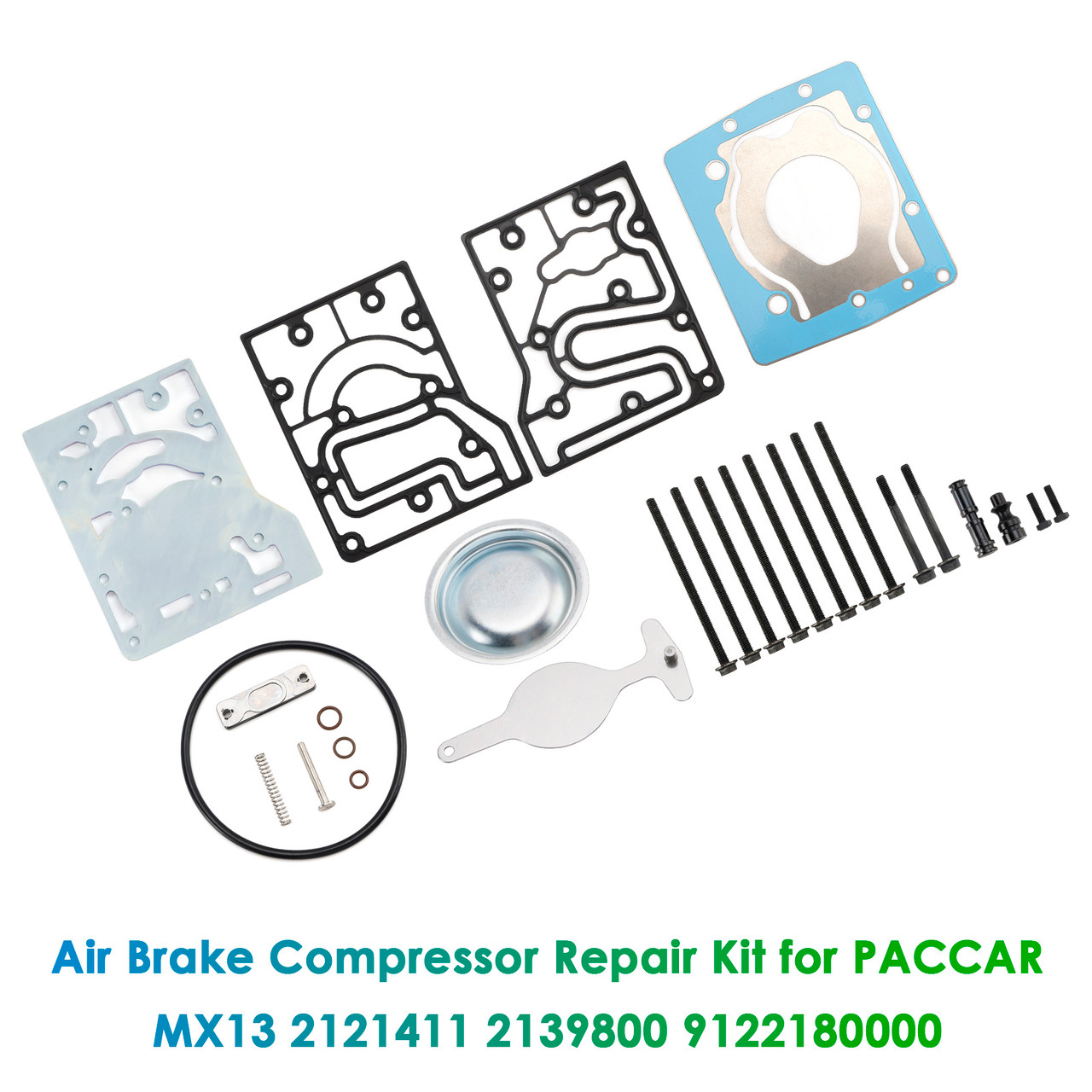 Air Brake Compressor Repair Kit for PACCAR MX13 2121411 2139800 9122180000