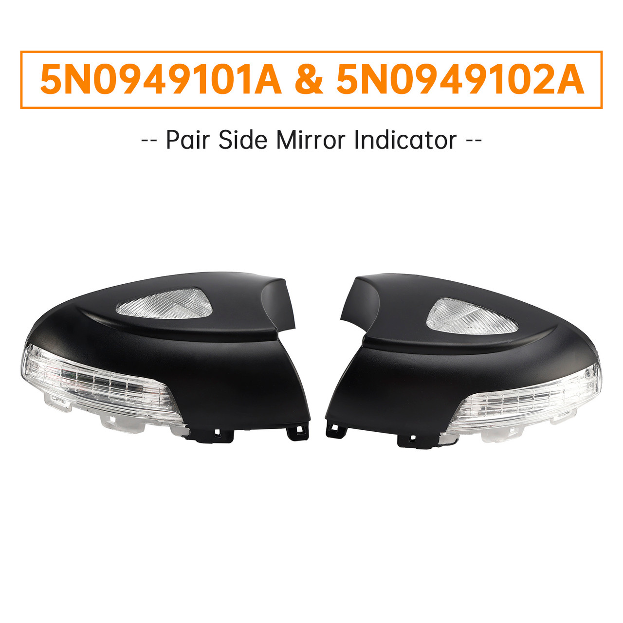2007-2015 VW Tiguan 5N Pair Side Mirror Indicator 5N0949102A Generic