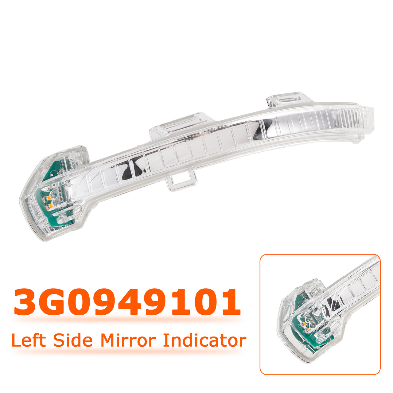 2017-2019 VW Arteon 3H7 3H8 Left Side Mirror Indicator Light Lamp Generic