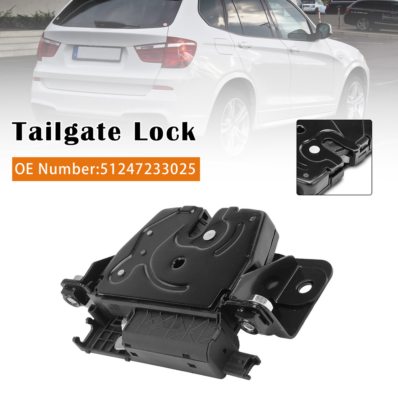 Tailgate Lock Trunk Lock 51247233025 For BMW 4 Gran Coupe F36 X3 F25 xDrive 420d