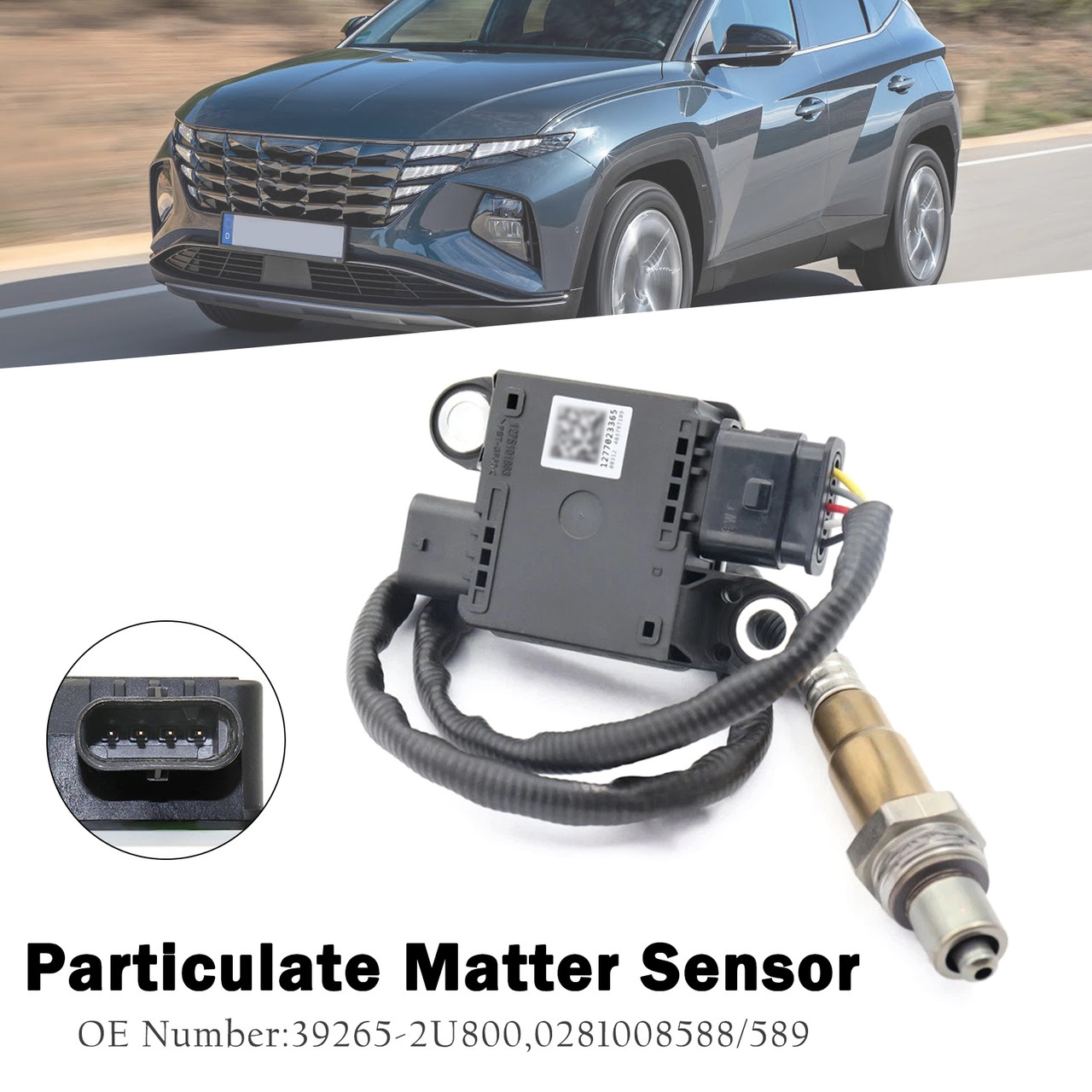 Particulate Matter Sensor 39265-2U800 For Hyundai Tucson 1.6 CRDi 2021-2024 Generic
