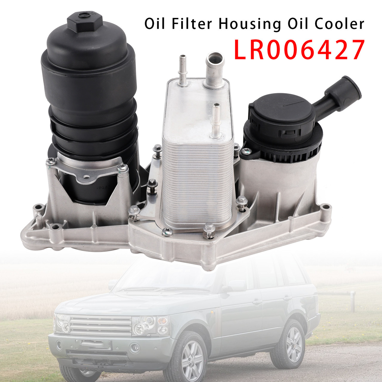 2004-2013 Range Rover 3.6 TDV8 Engine Oil Filter Housing Oil Cooler LR006427 Generic