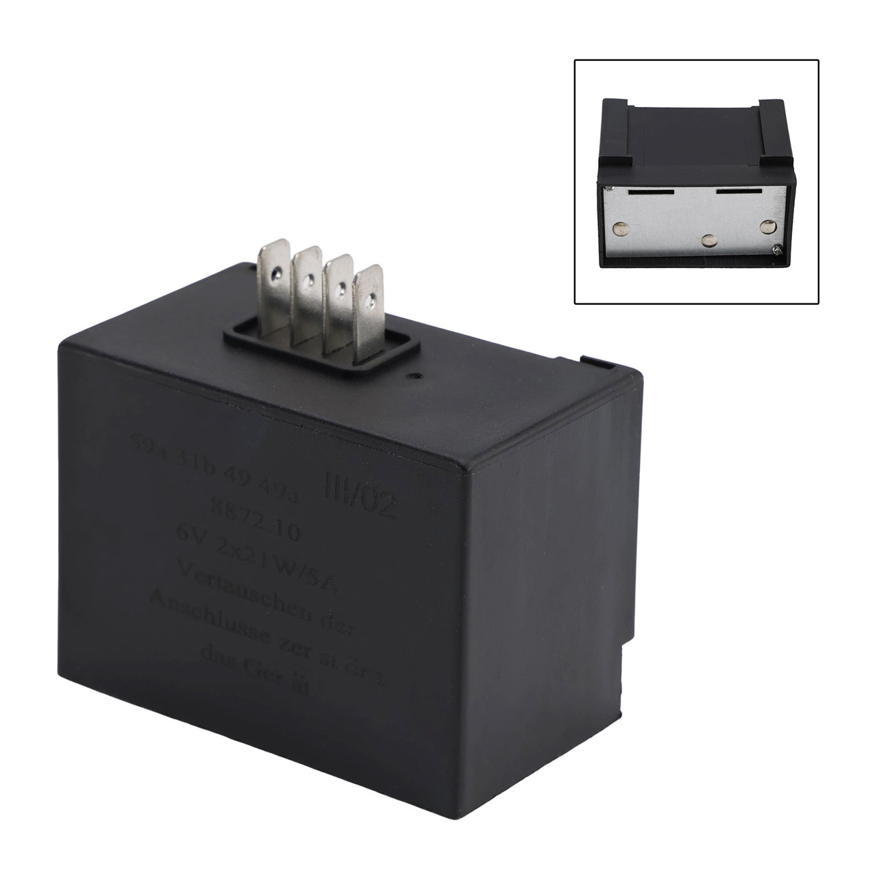 Voltage Regulator Flasher Relay fit for Simson 6V 2X21W/5A RELAY S50 S51 S53 S80