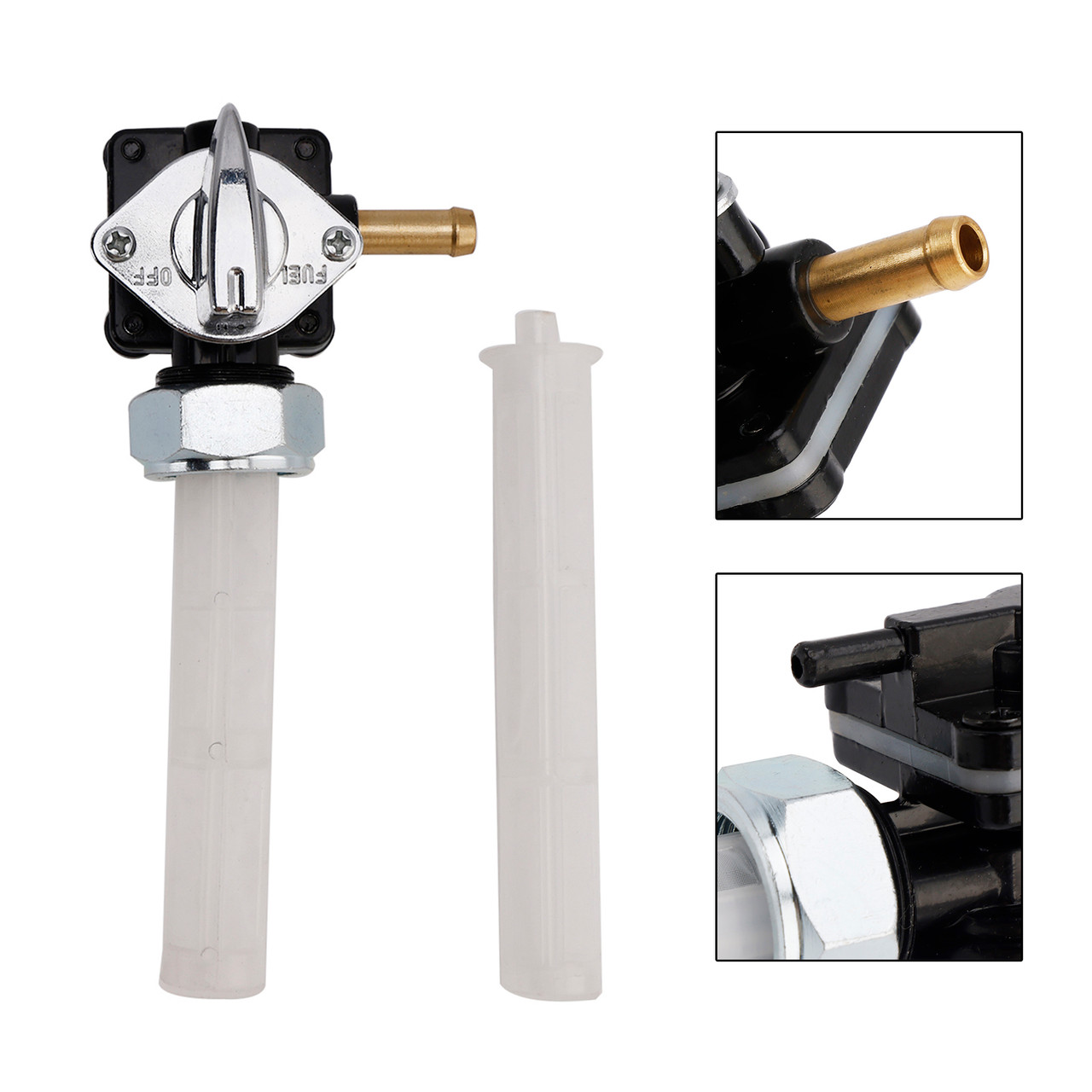 Gas Tank Fuel Cock Valve Petcock fit for Dyna Low Rider FXDL 1995-2001 61338-94D