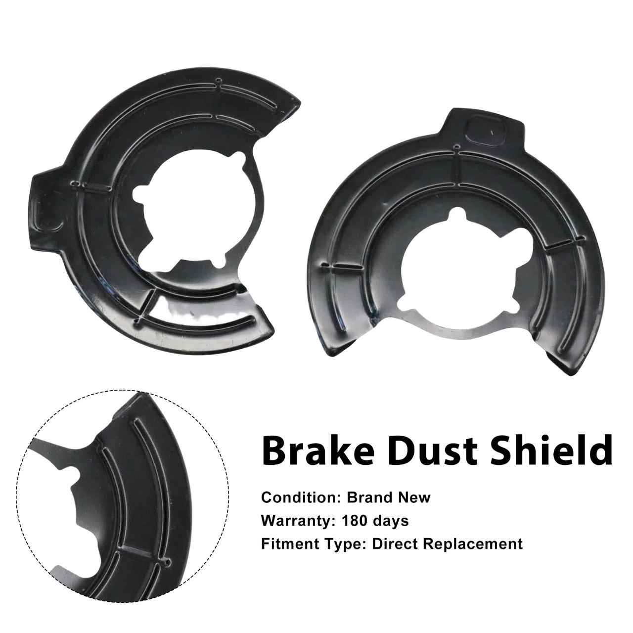 2007-2018 Jeep Wrangler JK Left & Right Brake Dust Shield 68043286AB Generic