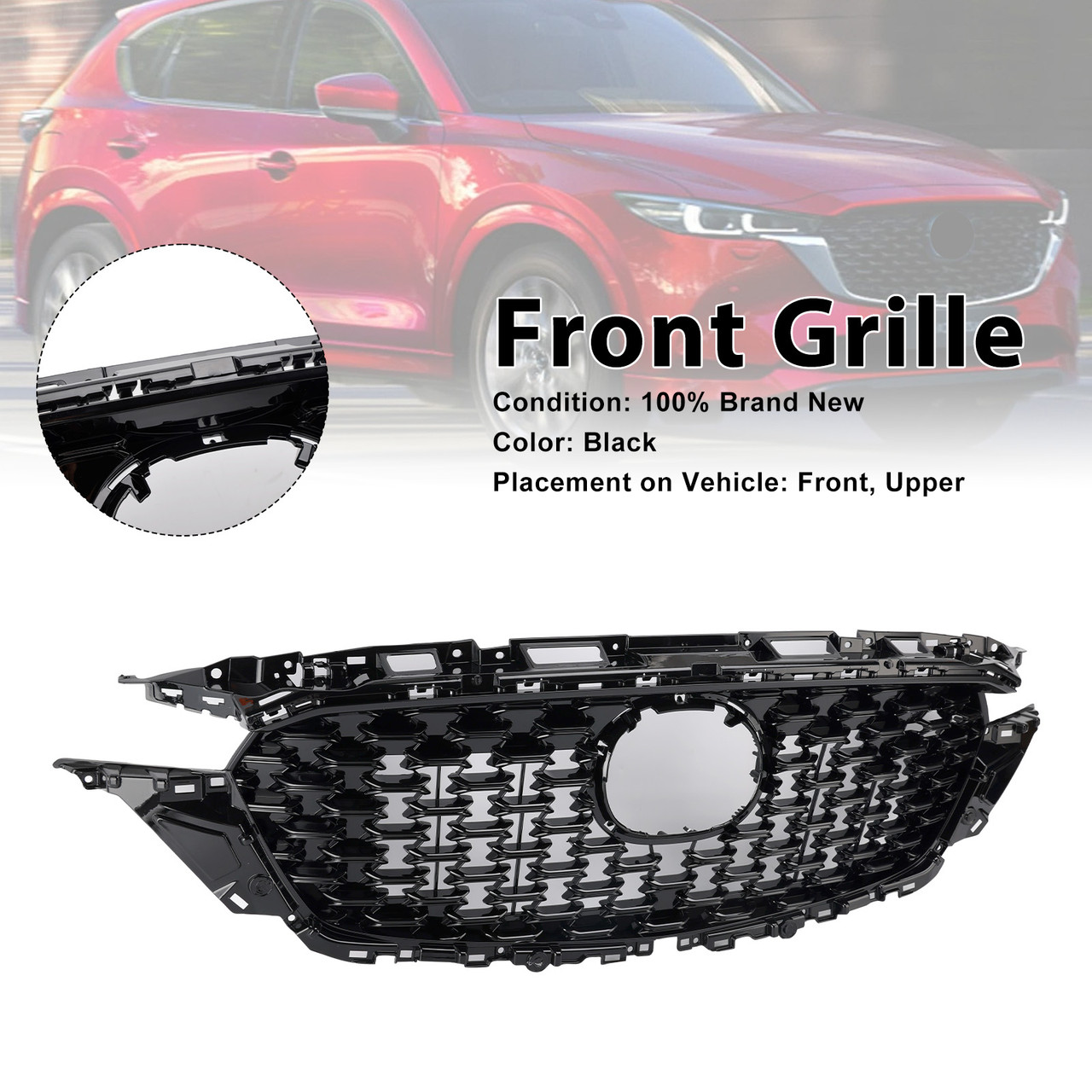 2022-2025 Mazda CX-5 Front Bumper Grill Grille KSD5-50719 Generic