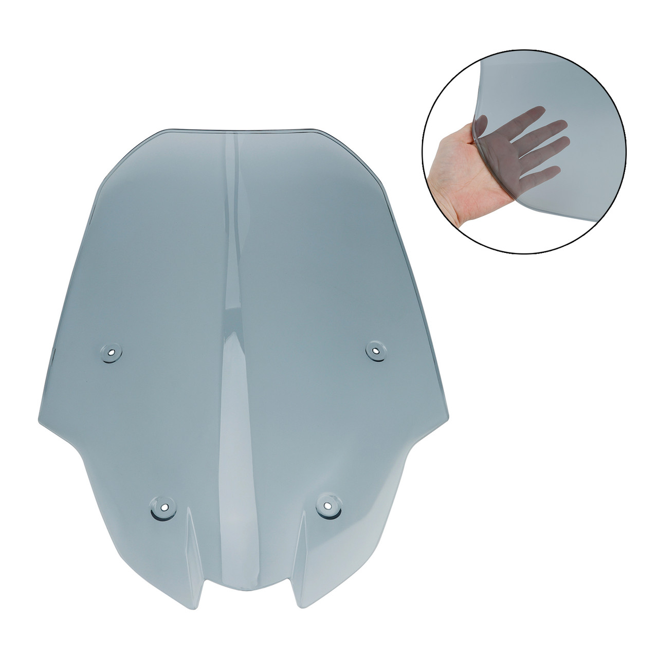 2025- YAMAHA X-MAX 300 Windshield WindScreen Fairing Gray Generic