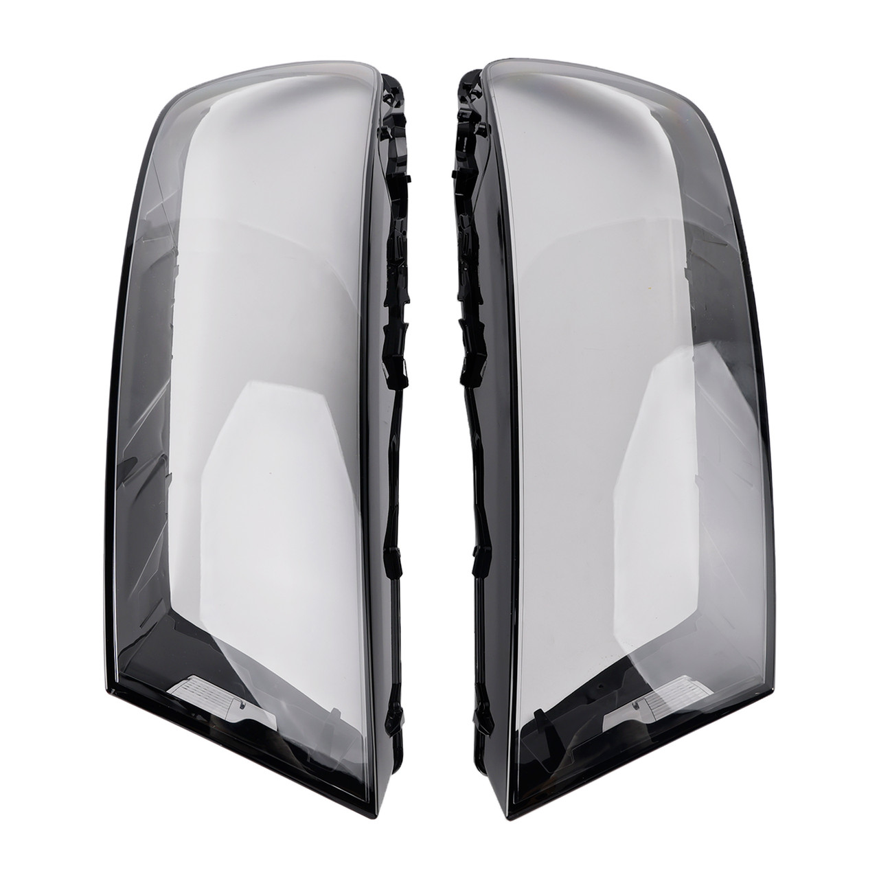 2016-2019 Audi Q7 Pair Car Headlight Lens Cover LH+RH Lampshade Shell+Glue Generic