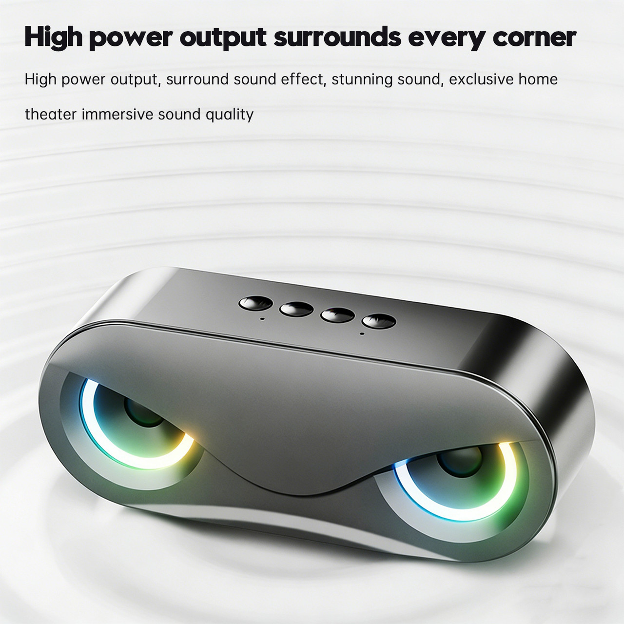 M6 Smart Wireless Bluetooth Speaker Outdoor Portable Speaker Highend Bass Treble