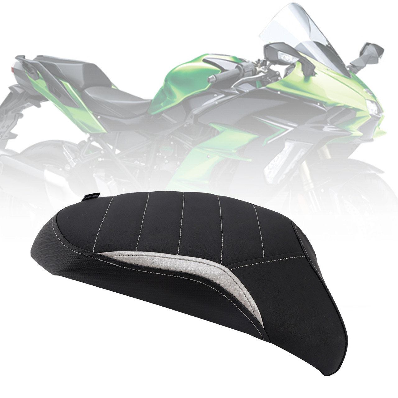 2022-2025 Kawasaki Ninja H2 Sx Rear Seat Passenger Cushion Flat Gray Generic