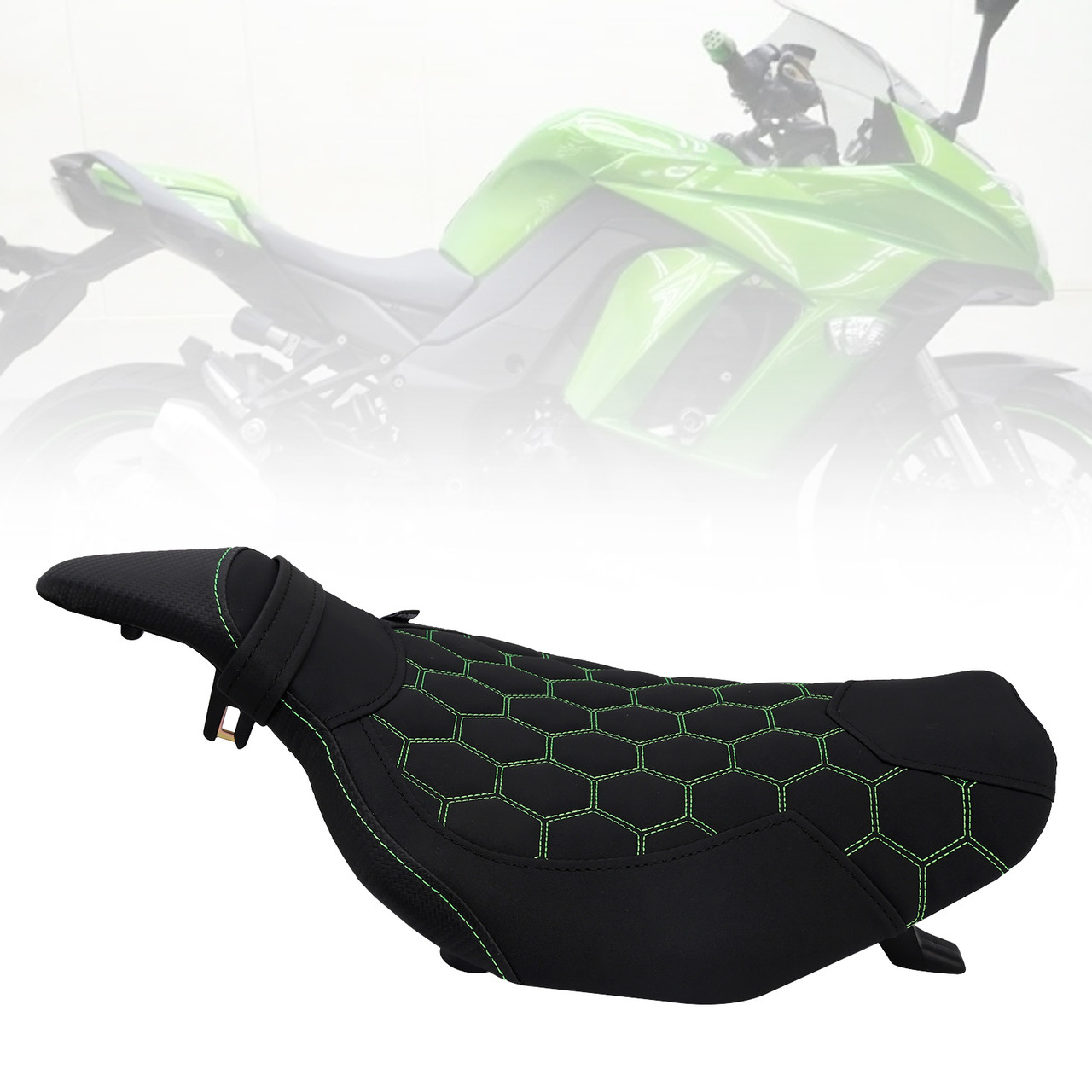 2014-2025 Kawasaki Z1000 Front Raider Seat Driver Cushion GreenB Generic