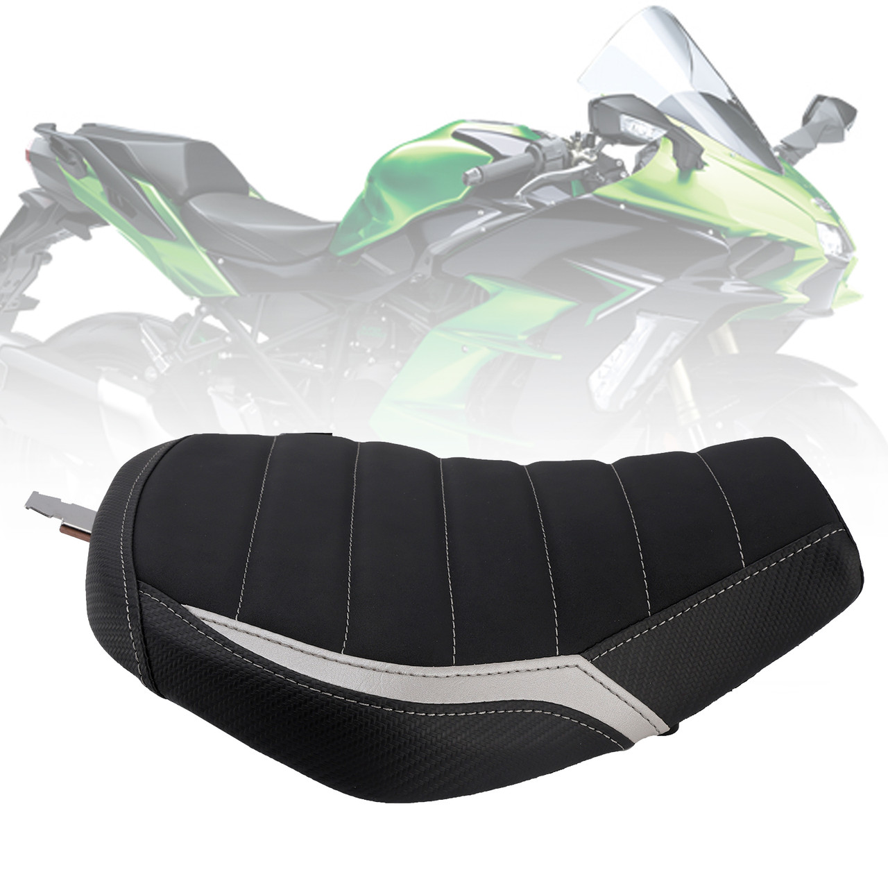 2022-2025 Kawasaki Ninja H2 SX Front Raider Seat Driver Cushion Gray Generic