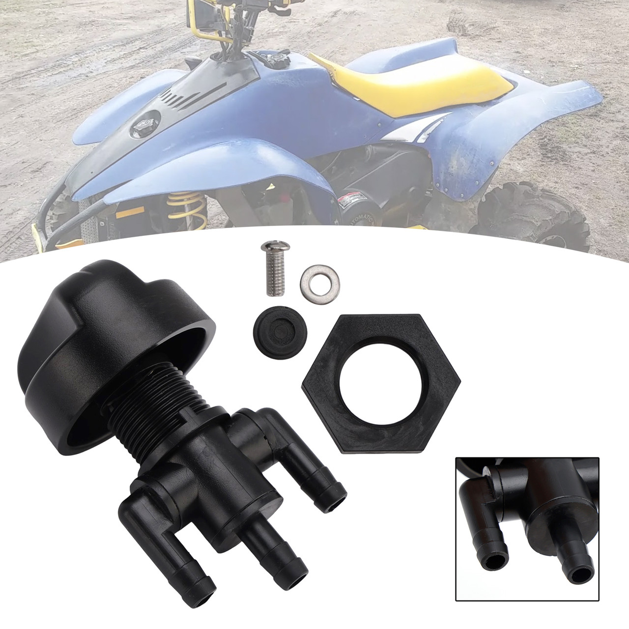 Fuel Valve Petcock 3 Way 7052154 Fits For Polaris Scrambler 400 Trail Blazer