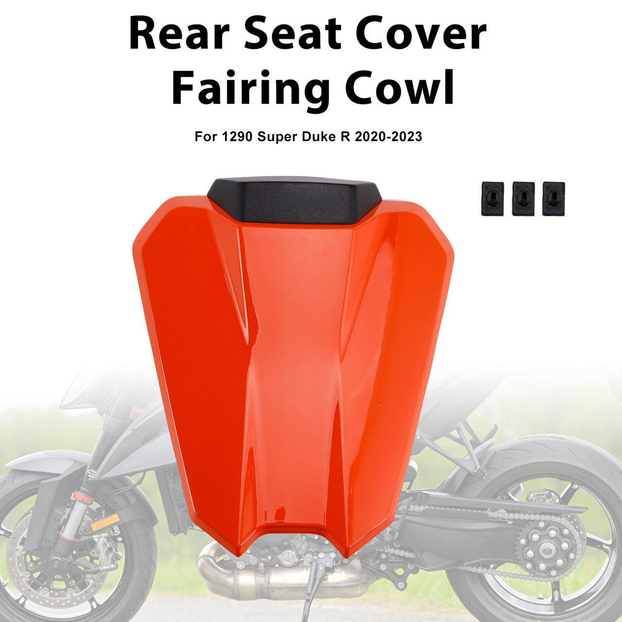 2020-2023 1290 Super Duke R Rear Seat Cover Fairing Cowl Orange Generic