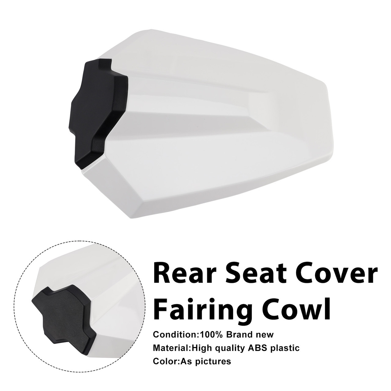 2024-2025 Duke 990 Rear Pillion Seat Cover Fairing Cowl White Generic