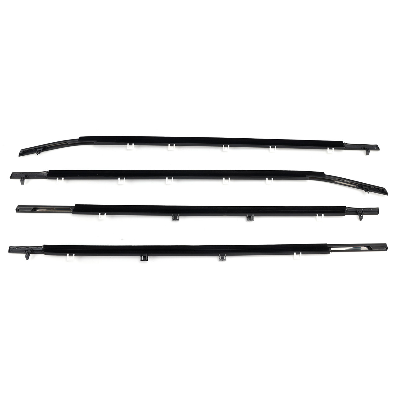 4PCS Weatherstrips Seal 72410-TK8-A11 Door Belt Molding For Honda Odyssey 2011-2017