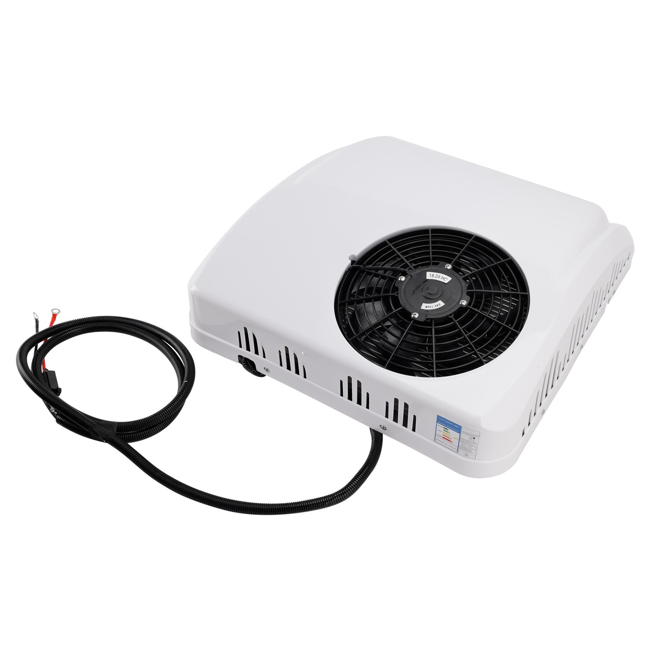 24V 6000 BTU RV Air Conditioner Heat Pump Non-Ducted AC Unit Heater/Cooling For Campers Trailers RV