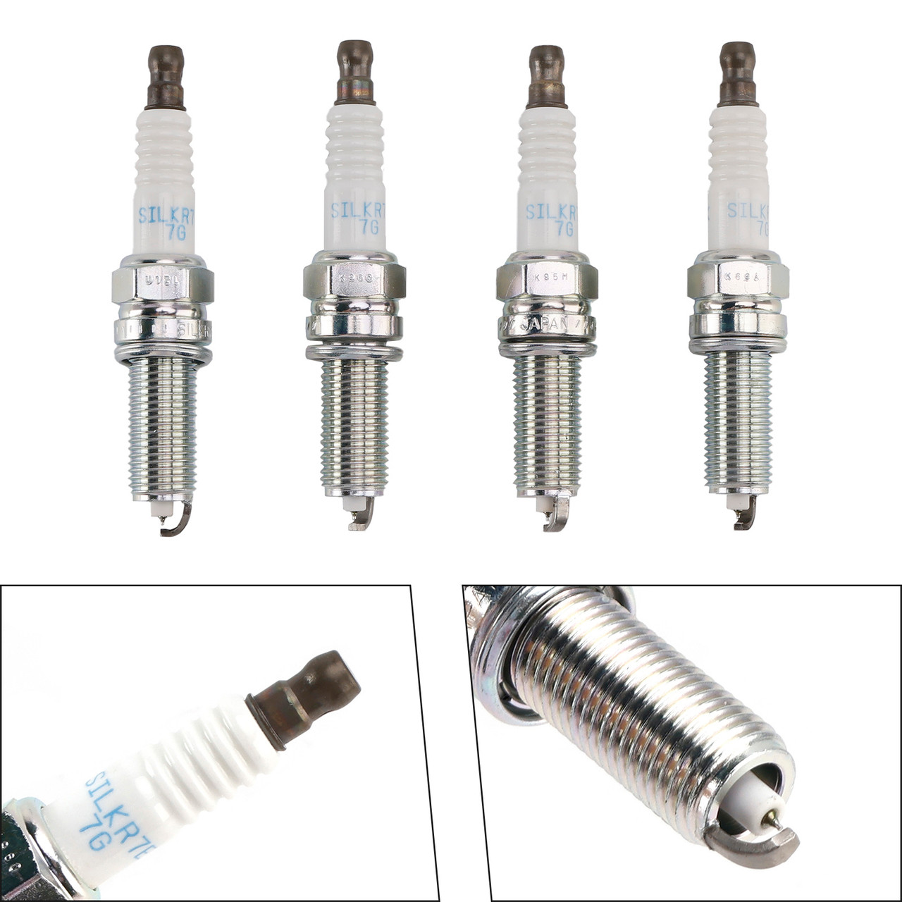 4Pcs Spark Plugs 68292346AA For Jeep Cherokee Wrangler 2.0 L4