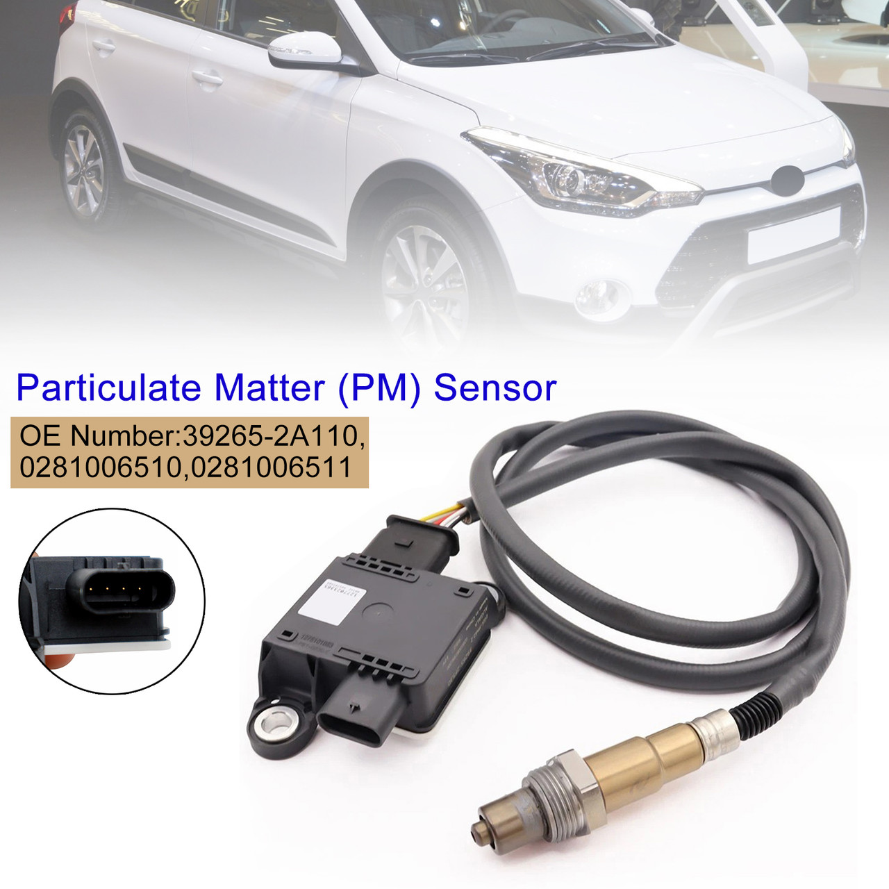 Particulate Matter (PM) Sensor 39265-2A110 For Hyundai i20 (IB, GB) 1.4 CRDI