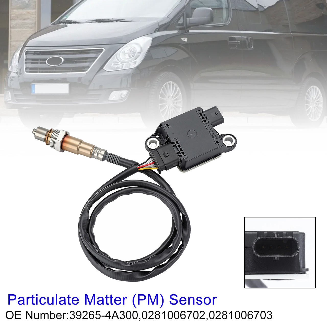 2015-2017 Hyundai H1 Starex I800 Diesel Particulate PM Sensor 39265-4A300 Generic