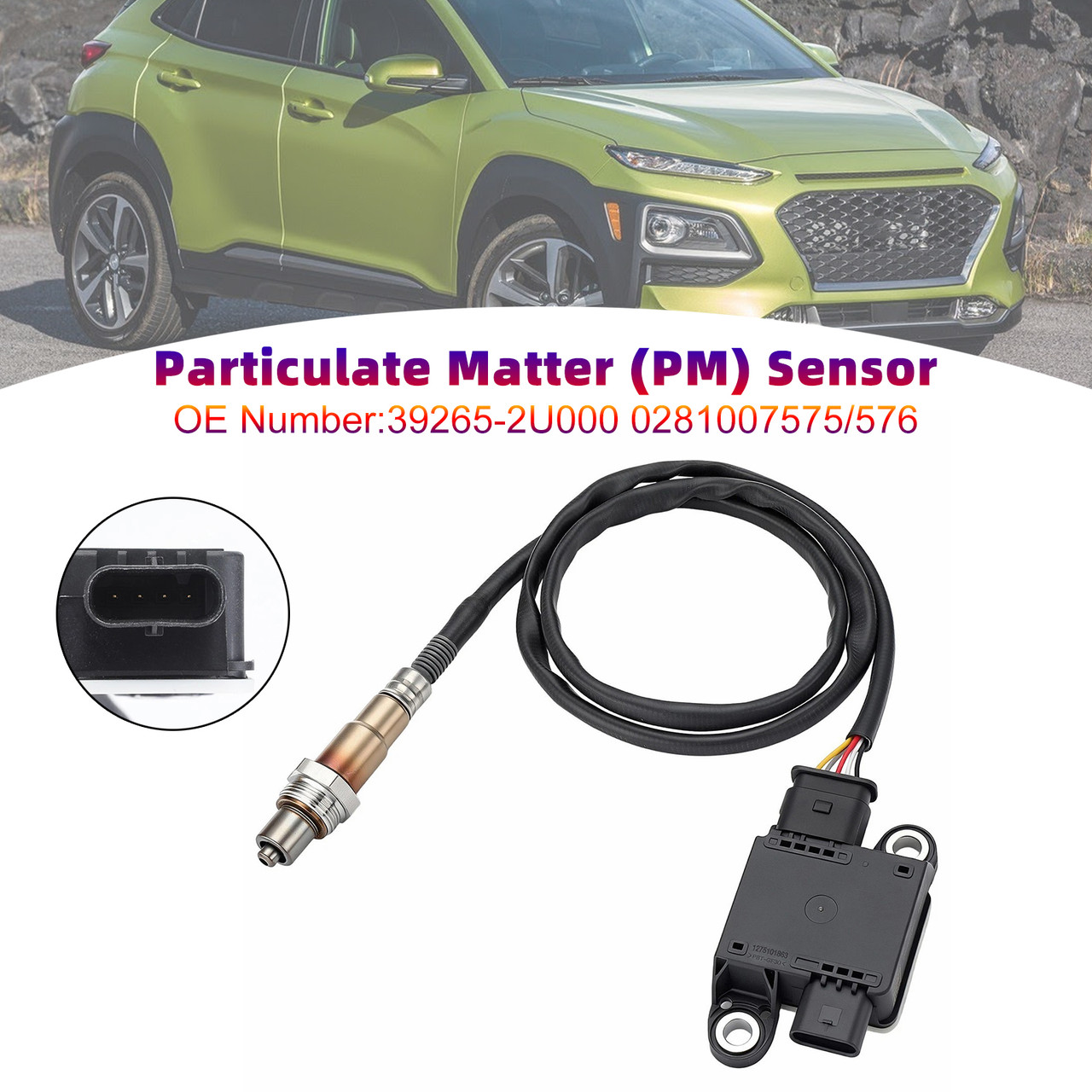 2018- Hyundai Kona Particulate Matter (PM) Sensor 39265-2U000 Generic