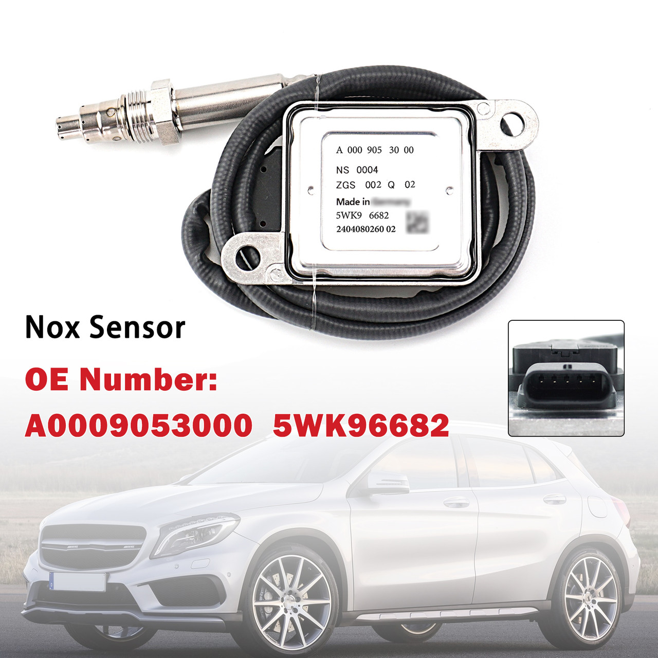 Nitrogen Oxide Sensor A0009053000 5WK96682 For Mercedes C E S V M GLA-CLASS