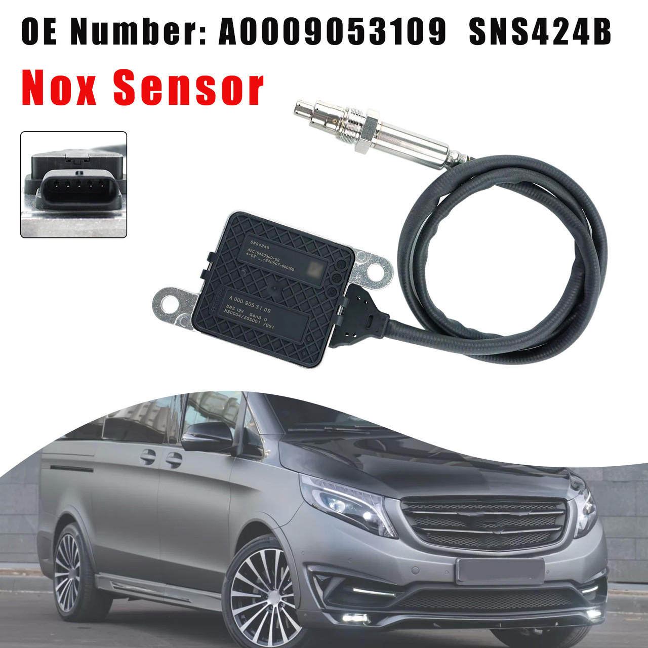 Nitrogen Oxide Sensor A0009053109 For Mercedes A C E V-CLASS VITO GLE GLC