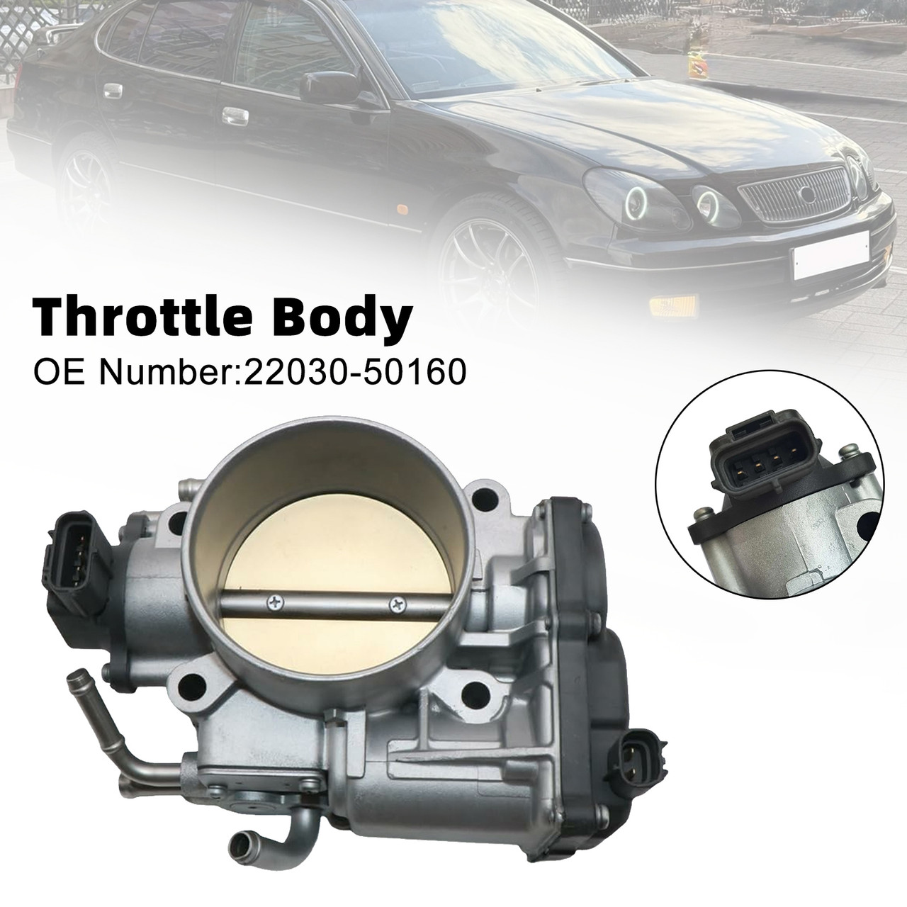 2000-2005 Lexus GS300 GS400 GS430 LS430 SC430 V8 4.3L Throttle Body 22030-50160 Generic