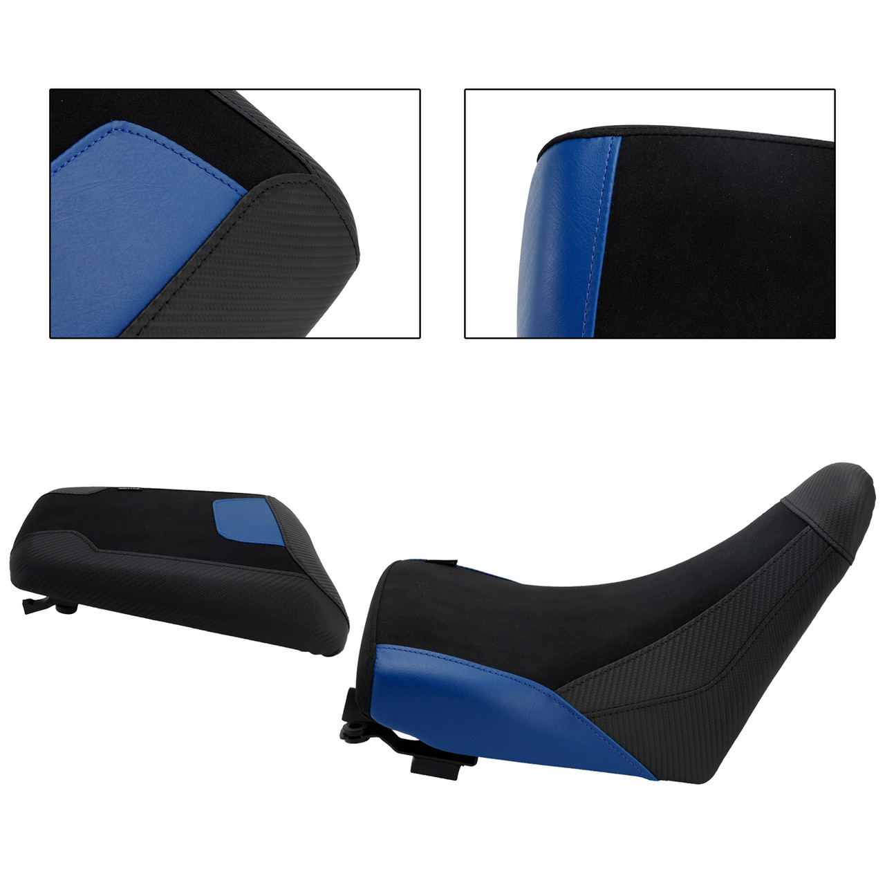 2023-2025 Suzuki V-Strom DL1050 Front & Rear Seat Driver Cushion Blue Generic