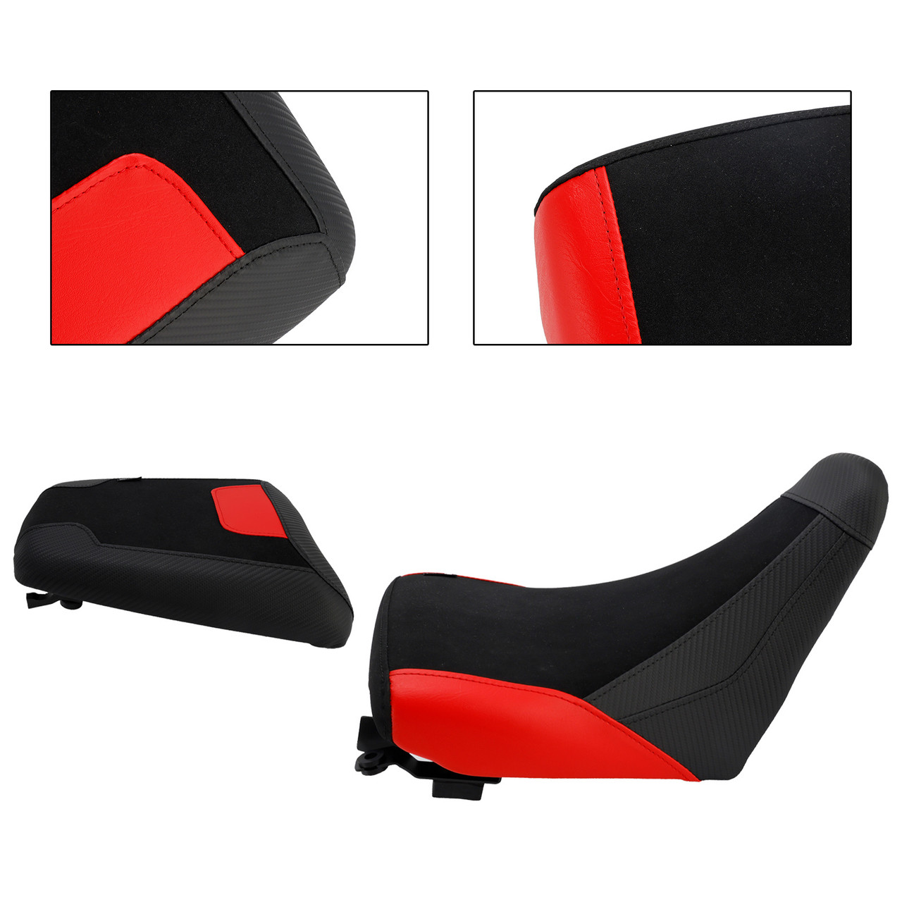 2023-2025 Suzuki V-Strom DL1050 Front & Rear Seat Driver Cushion Red Generic
