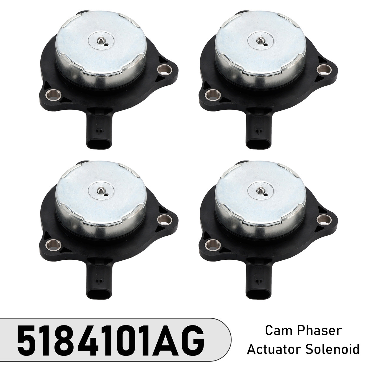 2012-2019 Ram 1500 C/V 3.6L V6 4PCS Cam Phaser Actuator Solenoid 5184101AG Generic