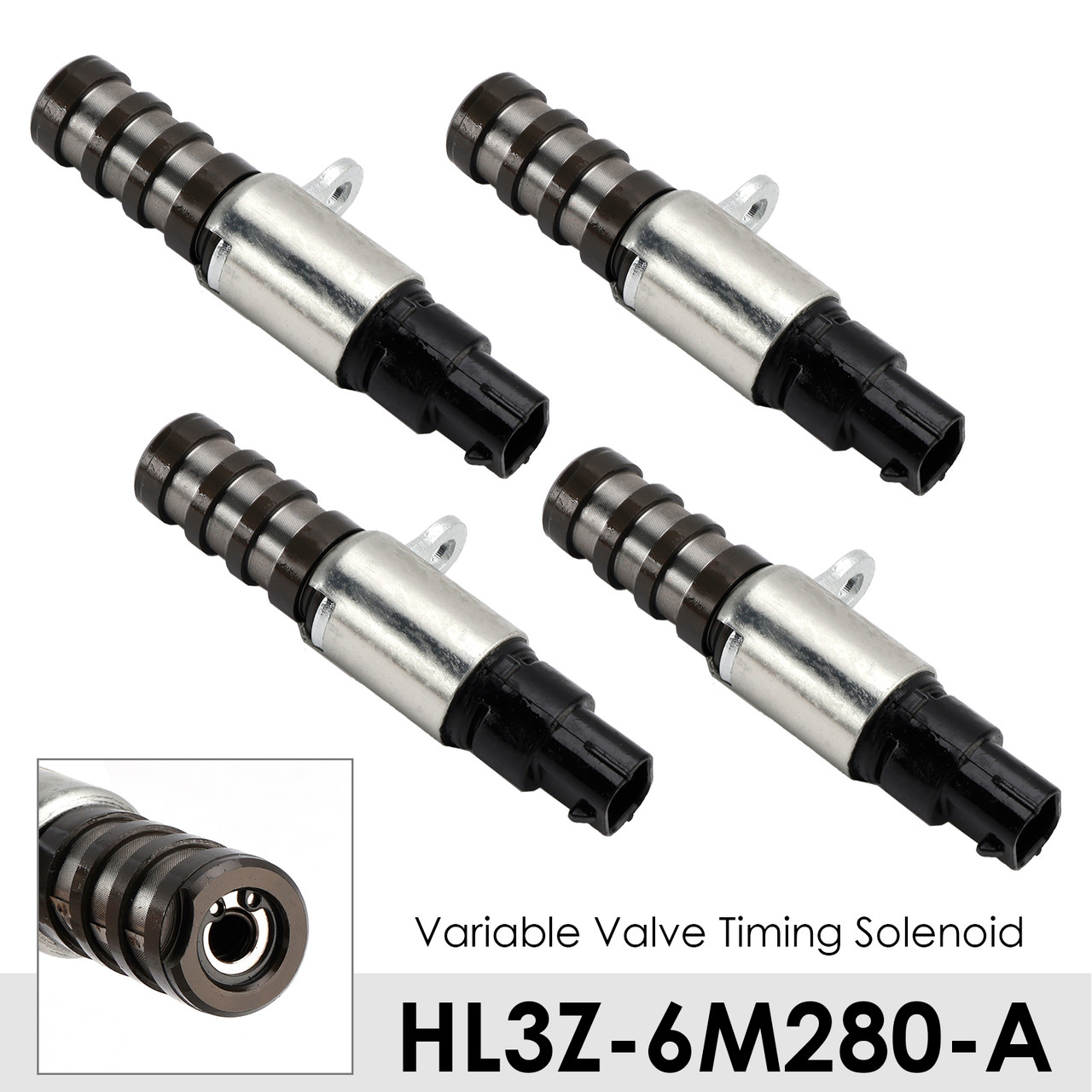 2018-2024 Mustang GT 5.0L 4PCS Variable Valve Timing Solenoid HL3Z-6M280-A Generic