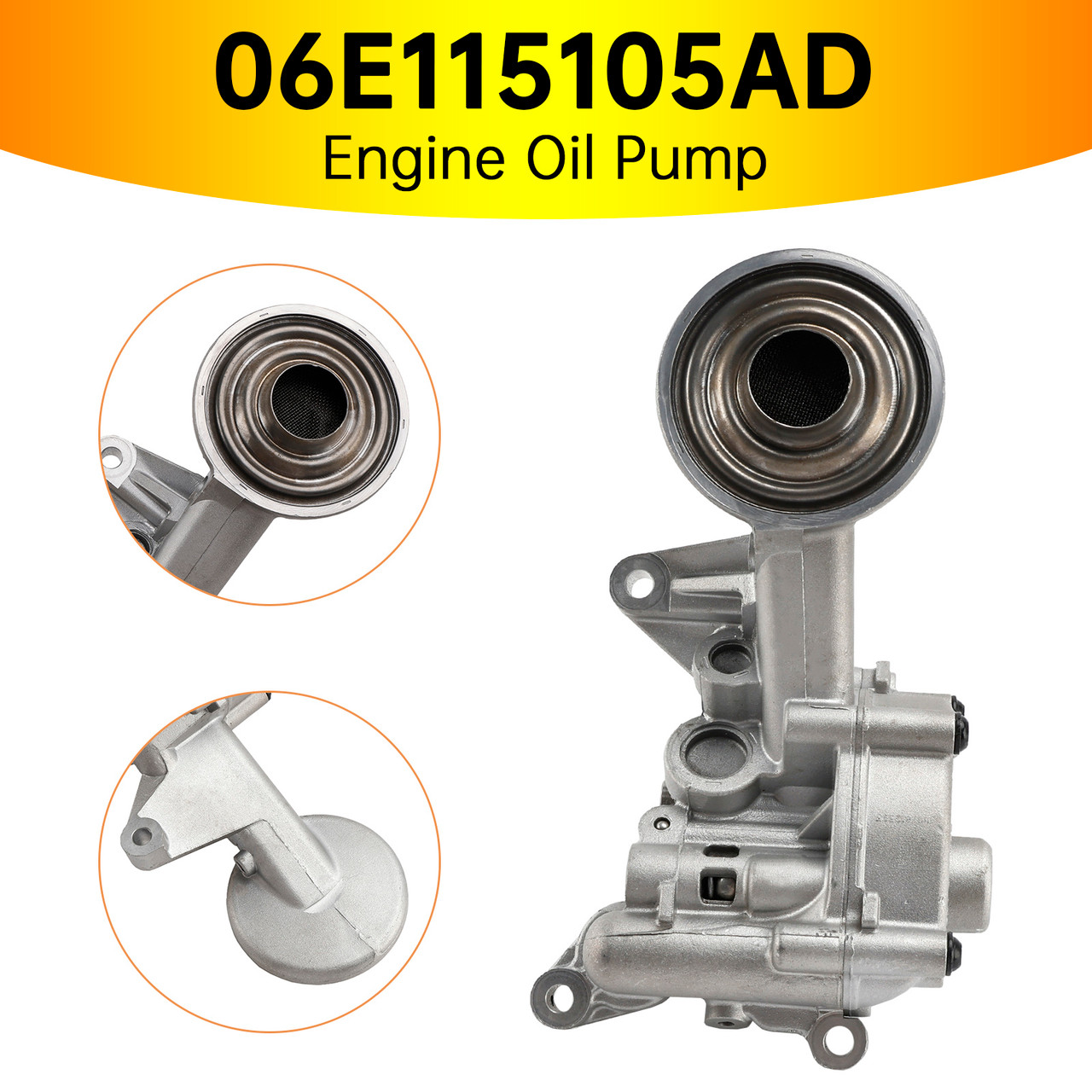 2008-2012 Audi A4 A5 A6 Quattro S4 S5 Q5 Engine Oil Pump 06E115105AD Generic