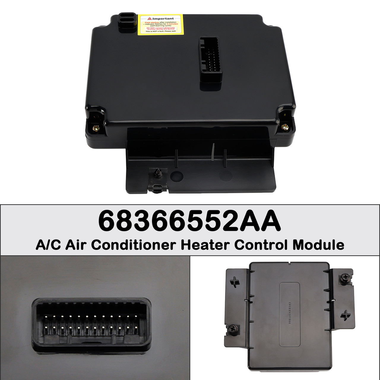 2018-2023 Ram 1500 A/C Air Conditioner Heater Control Module 68366552AA Generic