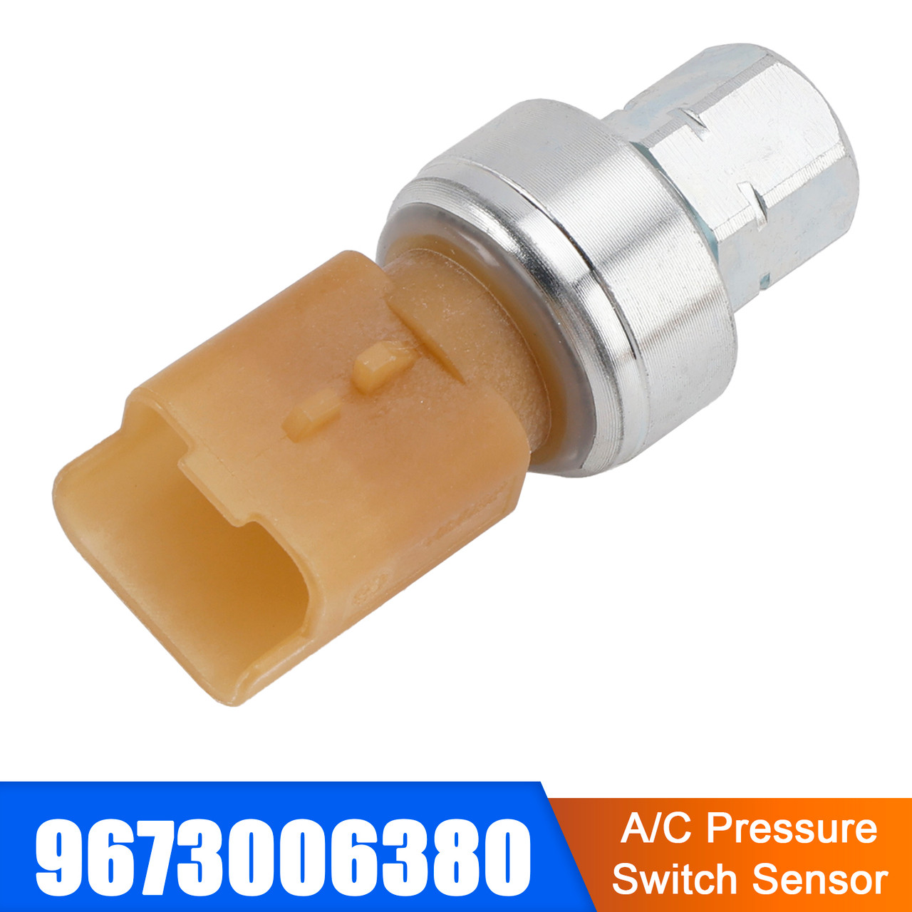 2006-2019 Peugeot A/C Pressure Switch Sensor 9673006380 Generic
