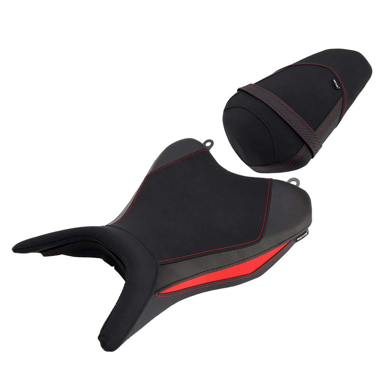 2025 Yamaha Yzf-R3 Mt-03 Front & Rear Seat Driver Cushion Red Generic