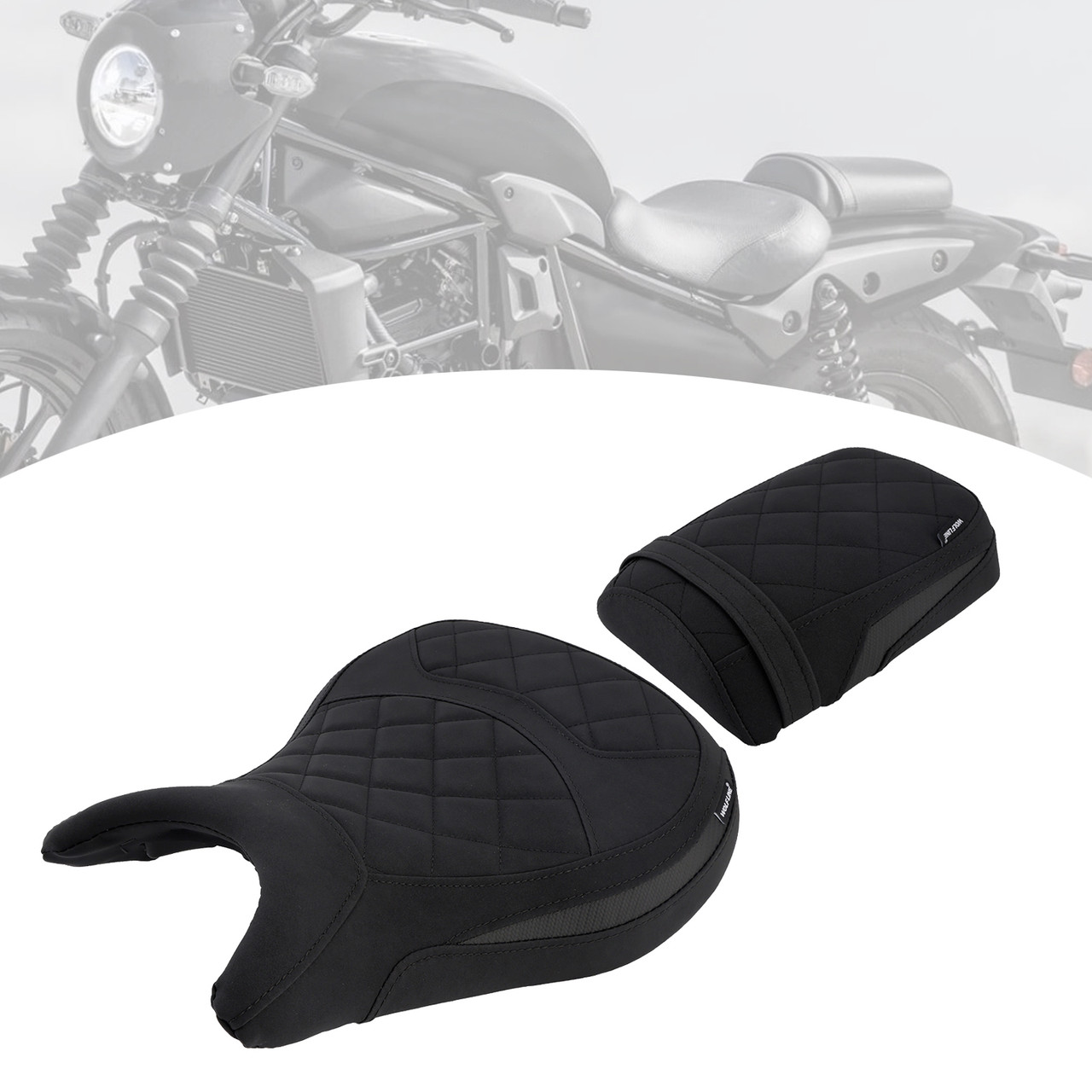 2024-2025 Kawasaki Eliminator 500 Front & Rear Seat Driver Cushion Lower Black Generic
