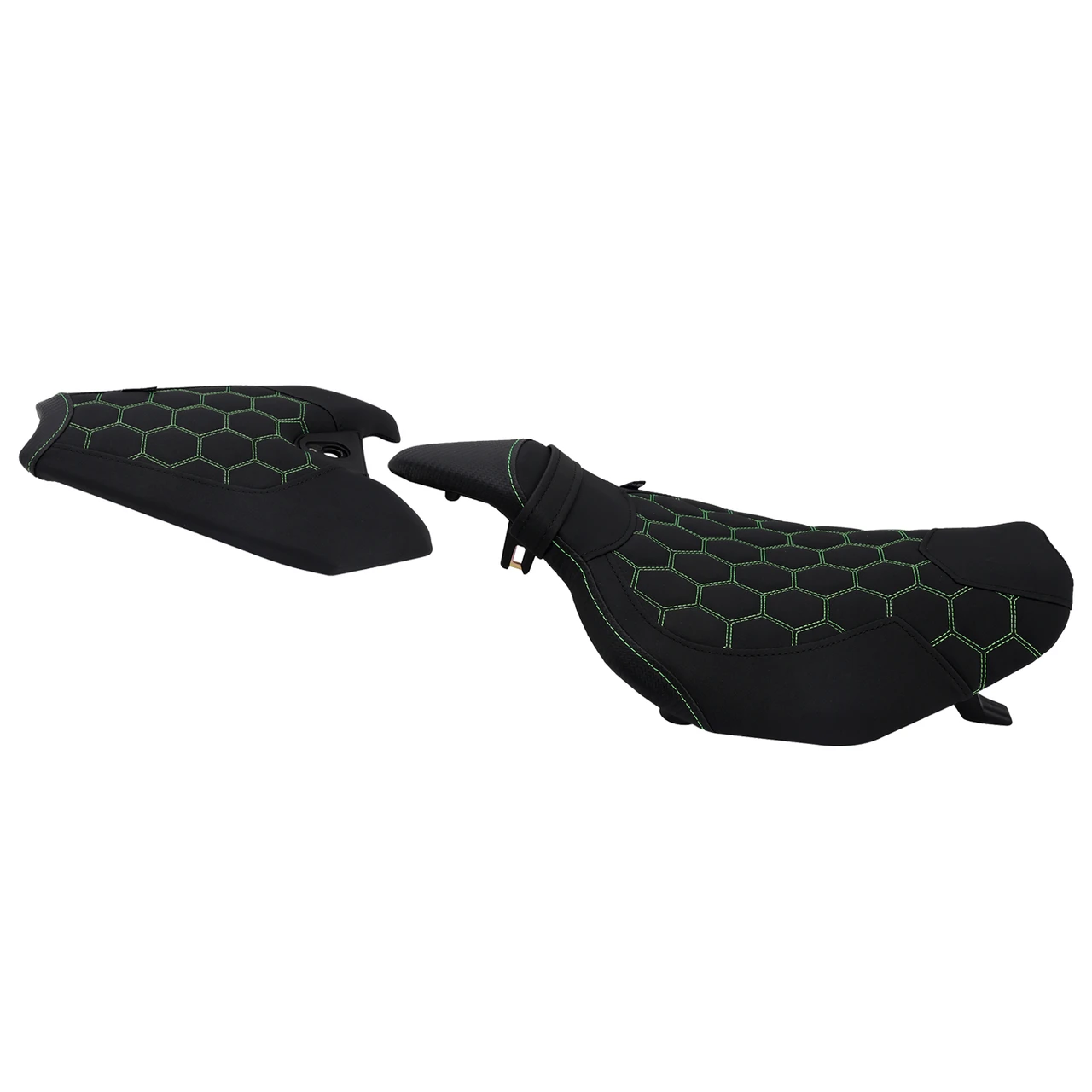 2014-2025 Kawasaki Z1000 Front & Rear Seat Driver Cushion GRN Generic
