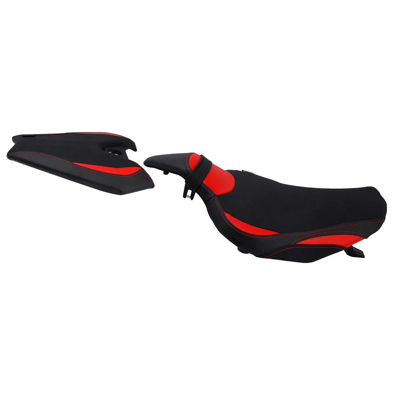 2014-2025 Kawasaki Z1000 Front & Rear Seat Driver Cushion Red Generic