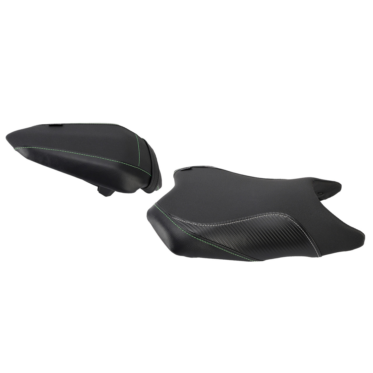 2024-2025 Kawasaki Ninja Z500 Front & Rear Seat Driver Cushion Black Generic