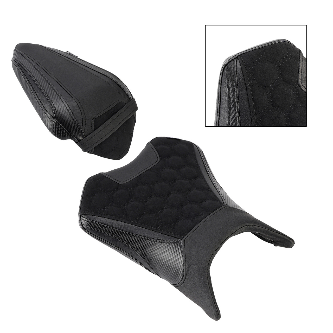 2024-2025 Kawasaki Ninja Z500 Front & Rear Seat Driver Cushion Green Generic