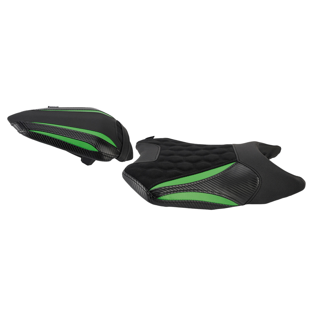 2024-2025 Kawasaki Ninja Z500 Front & Rear Seat Driver Cushion BLK Generic
