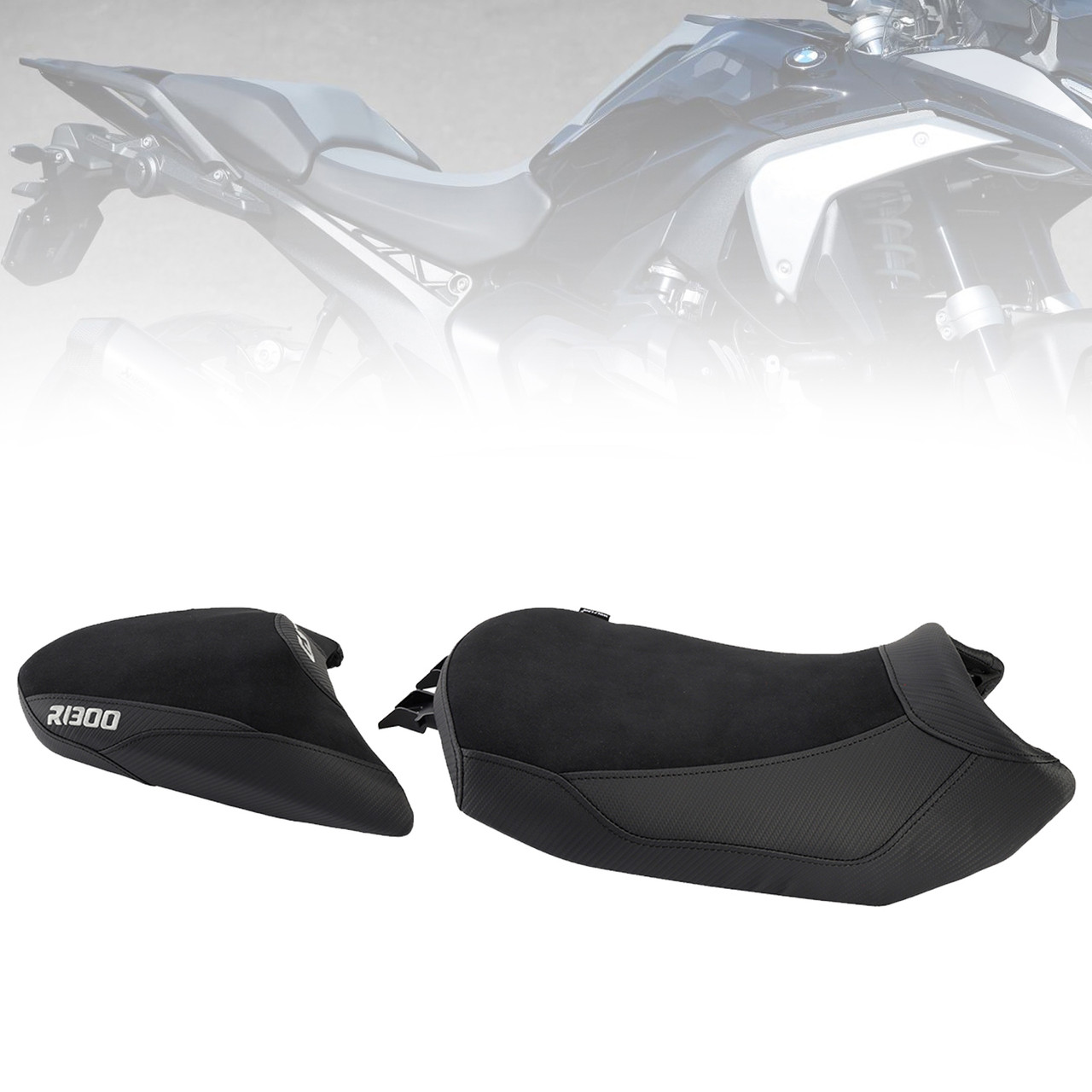 2024-2025 BMW R1300Gs Front&Rear Seat Driver Cushion Black Generic