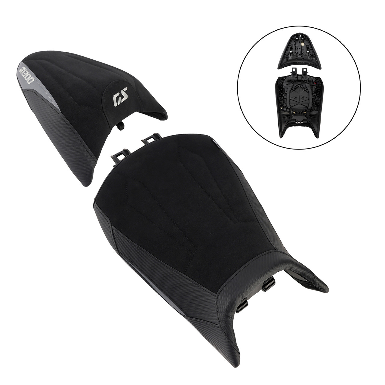 2024-2025 BMW R1300Gs Front&Rear Seat Driver Cushion Gray Generic