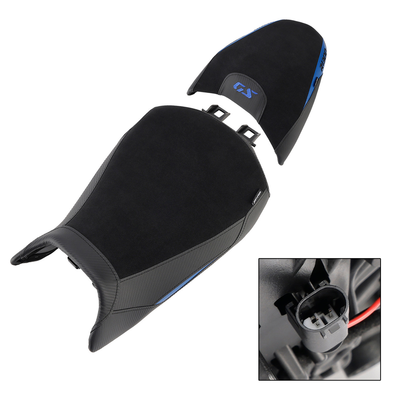 2024-2025 BMW R1300Gs Front&Rear Seat Driver Cushion Blue Generic