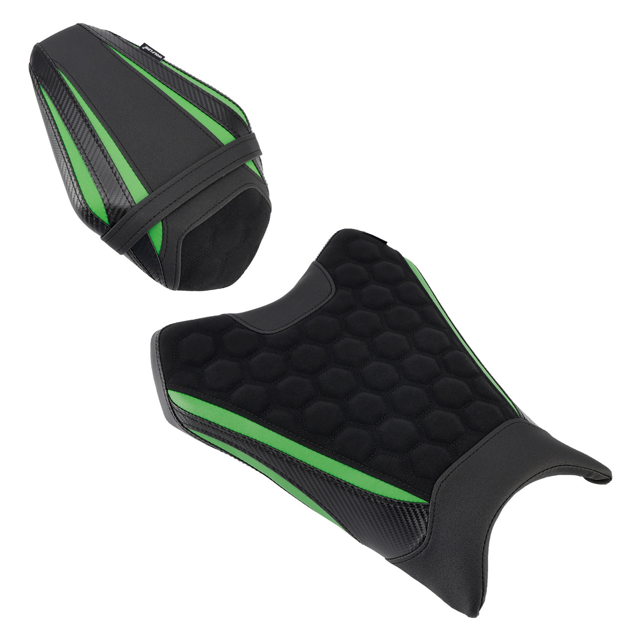2019-2025 Kawasaki Zx-6R Front&Rear Seat Driver Cushion Green Generic