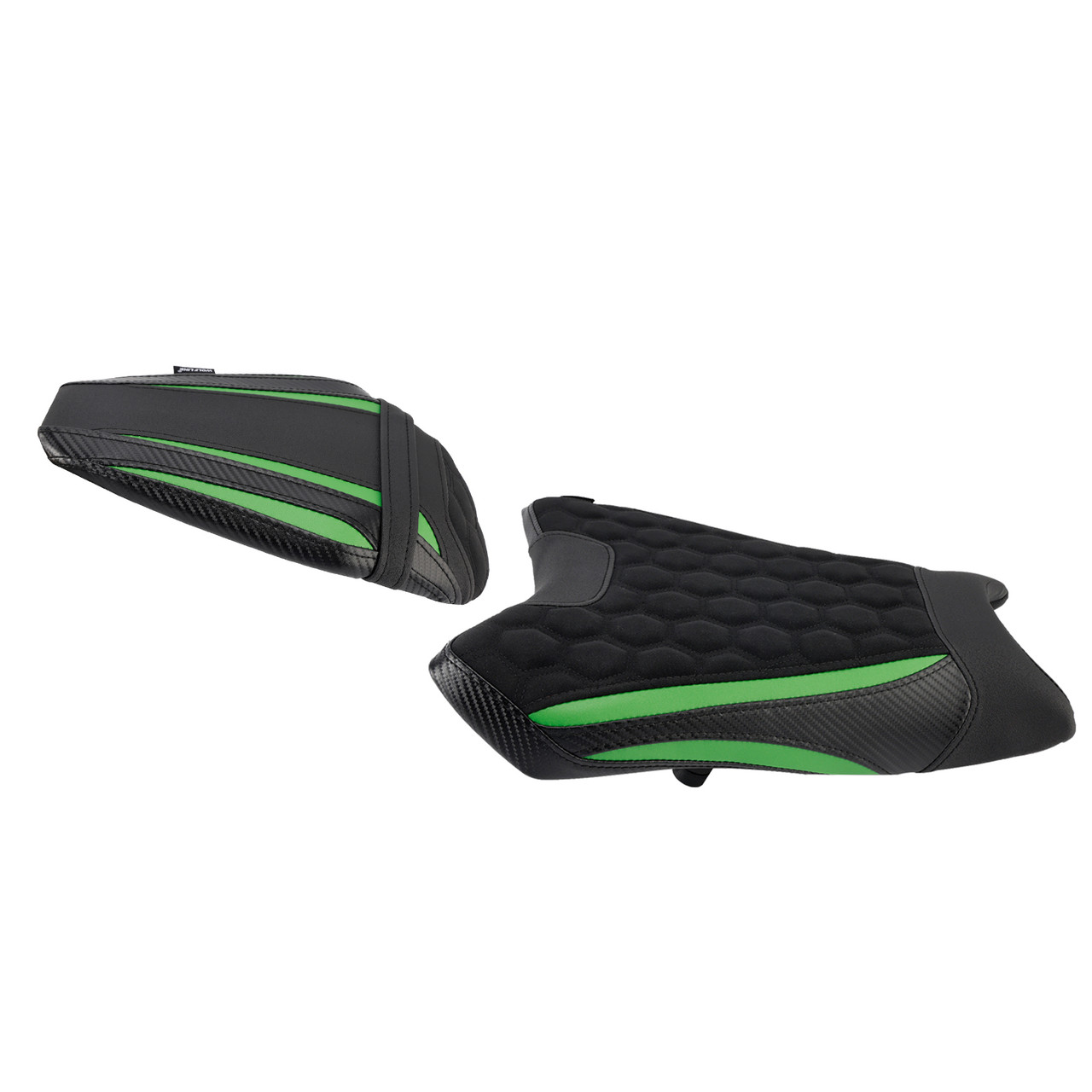2019-2025 Kawasaki Zx-6R Front&Rear Seat Driver Cushion Green Generic